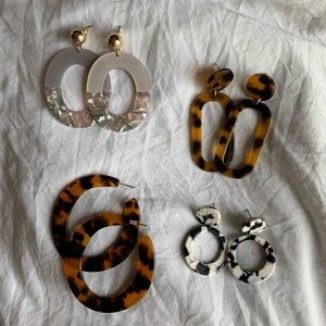 Assorted Tortoise Earrings